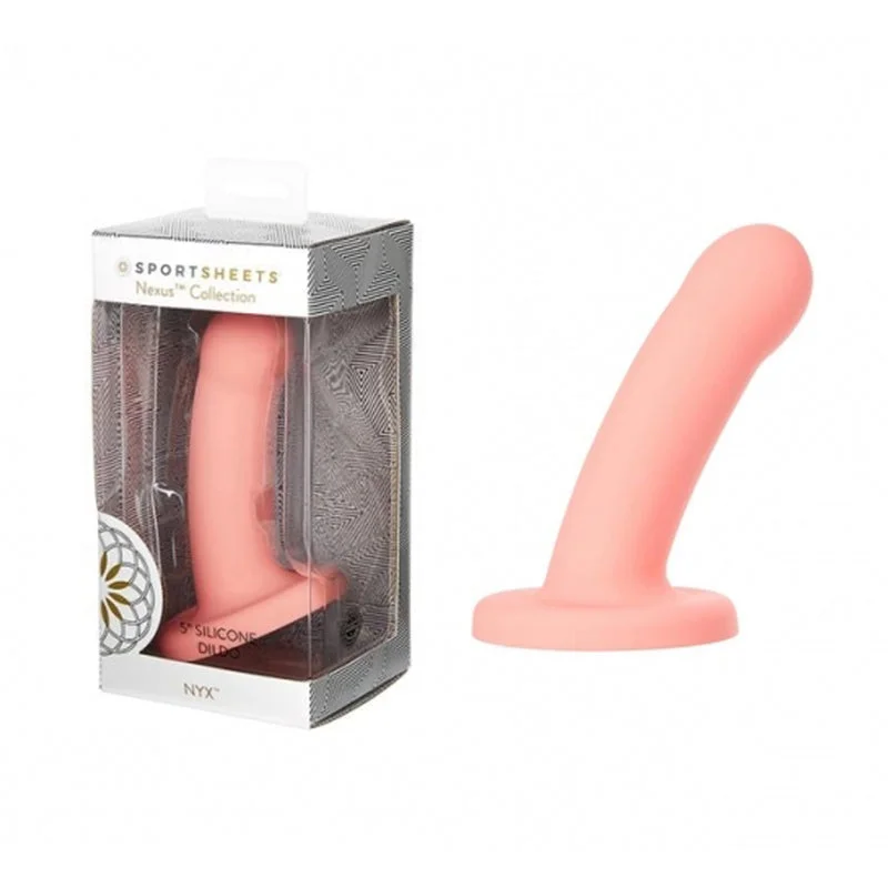 beginner metal dildo-SS Nyx Dildo Coral