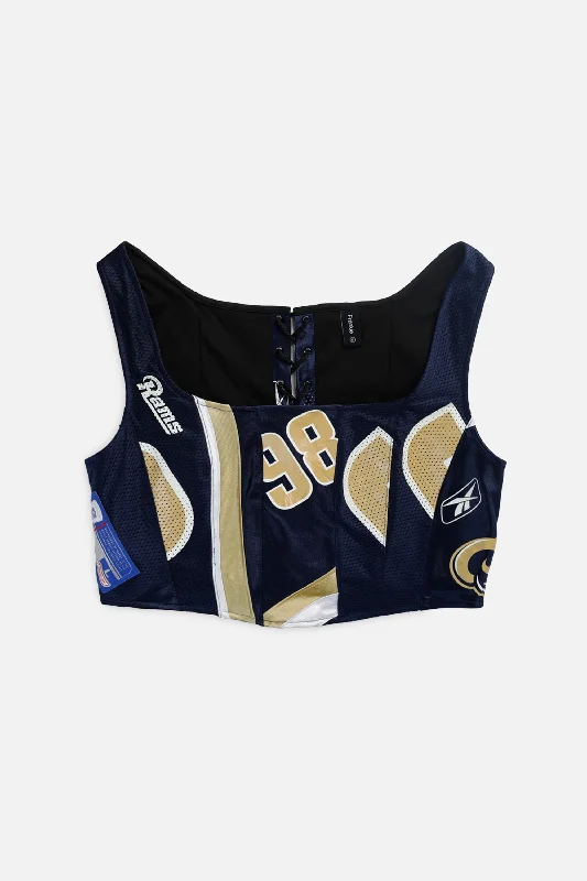 corset for postpartum recovery-Rework LA Rams NFL Corset - XL