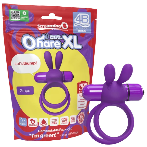 cock ring for gentle vibes-Ohare XL 4B Low Pitch Bass (Grape)