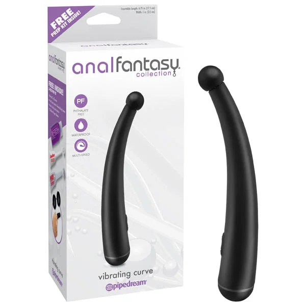 Anal toys for deep calm-Anal Fantasy Collection Vibrating Curve P-Spot Stimulator