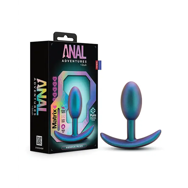 Anal toys for sensory delight-Anal Adventures Matrix By Blush The Nebula Plug Vibrating Inner Ball Plug