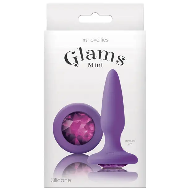 Anal toys with premium packaging-Glams Mini Anal Plug with Gem