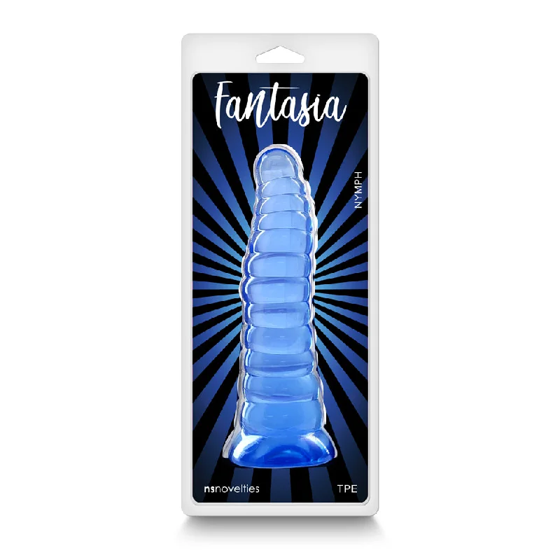 black rubber dildo-Fantasia Nymph Jelly Dildo Blue