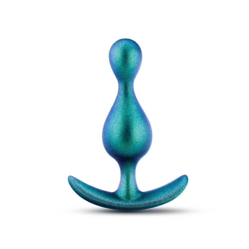 Anal toys with curved tip-Anal Adventures Matrix - Photon Plug - Neptune Teal