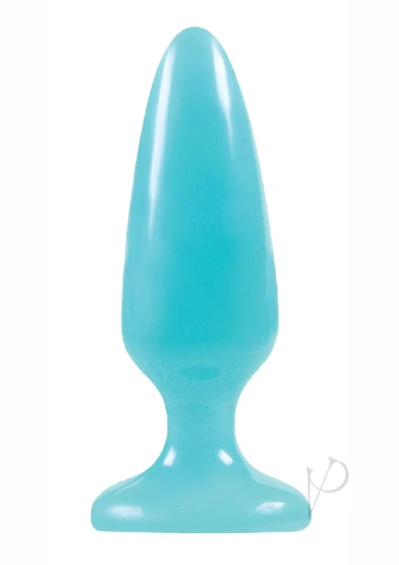 Anal toys for anal calm-Firefly Pleasure Plug Medium Blue