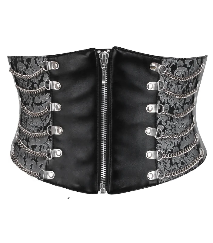 corset top with mesh straps-Gothic Corset Belt