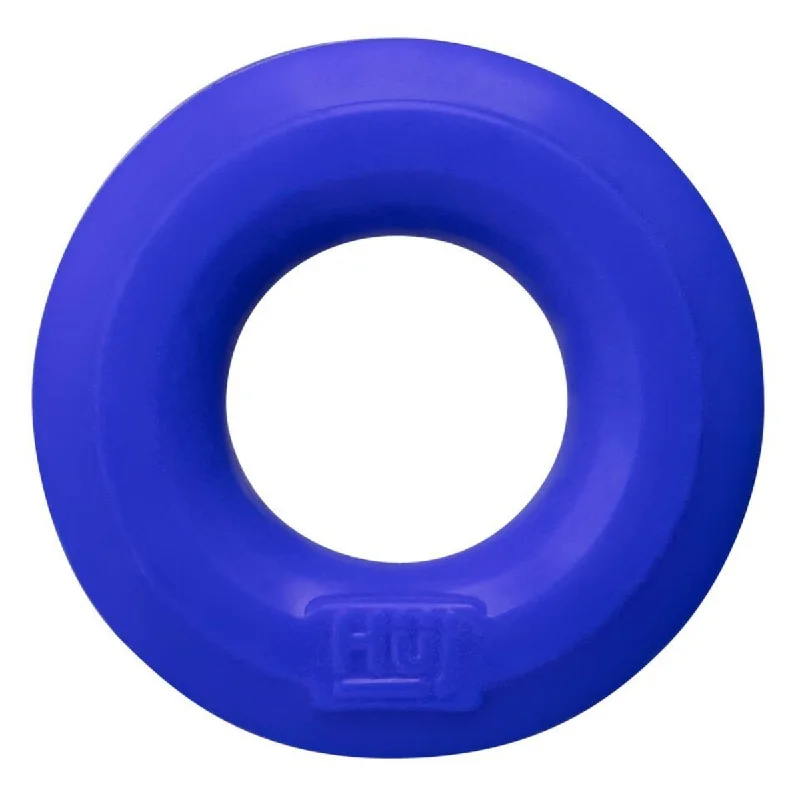 cock ring for tight fit-Hunkyjunk HUJ Cock Ring Blue