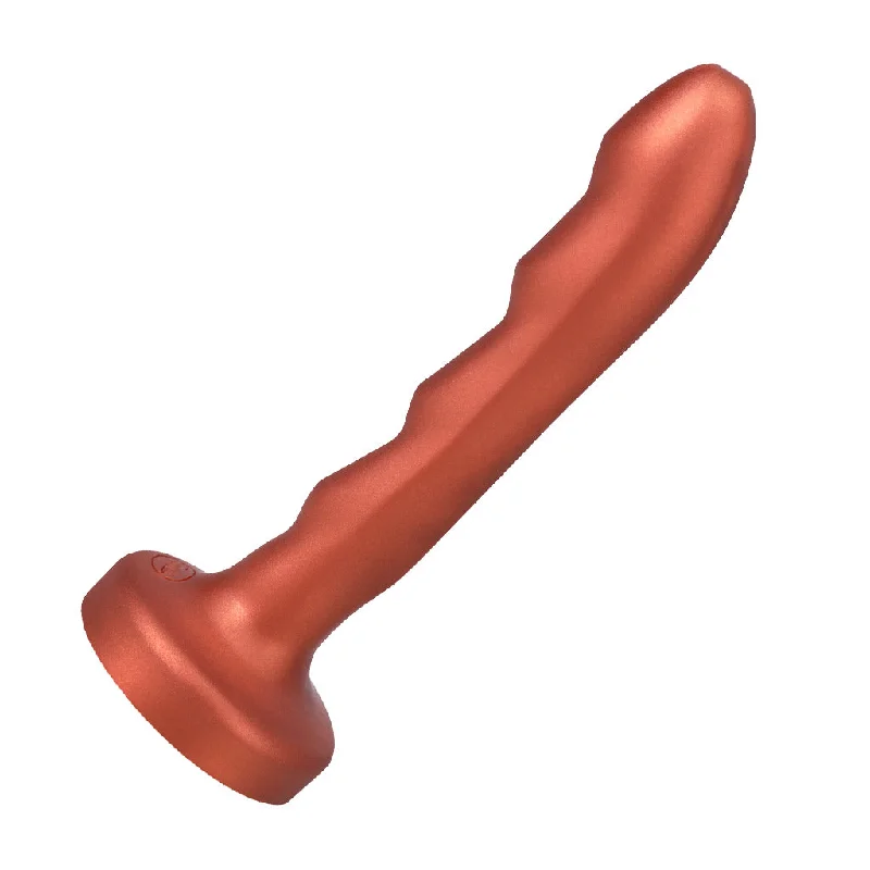 glowing fantasy dildo-The Tantus Charmer Silicone Dildo, Copper