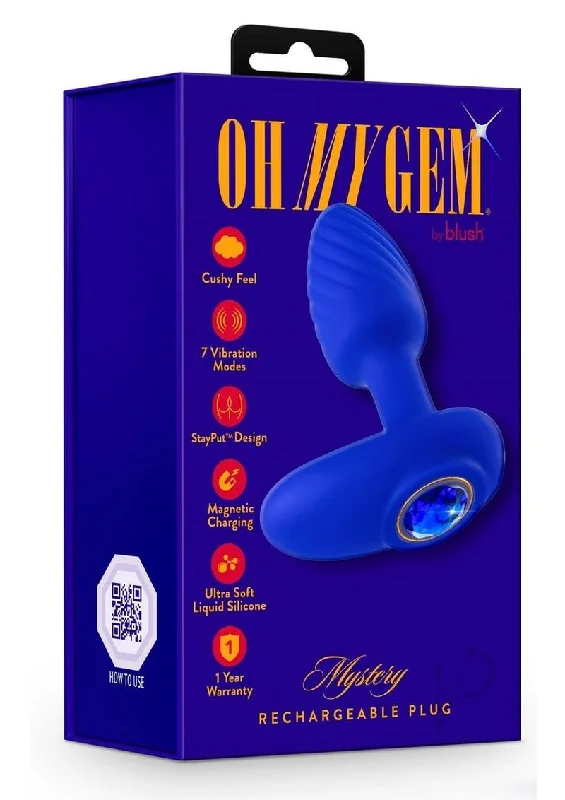 Anal toys for free calm-Oh My Gem Mystery Plug Sapphire