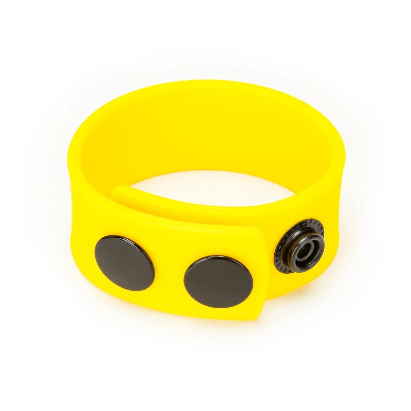 cock ring for sensual nights-Me You Us Silicone Cock Strap Yellow