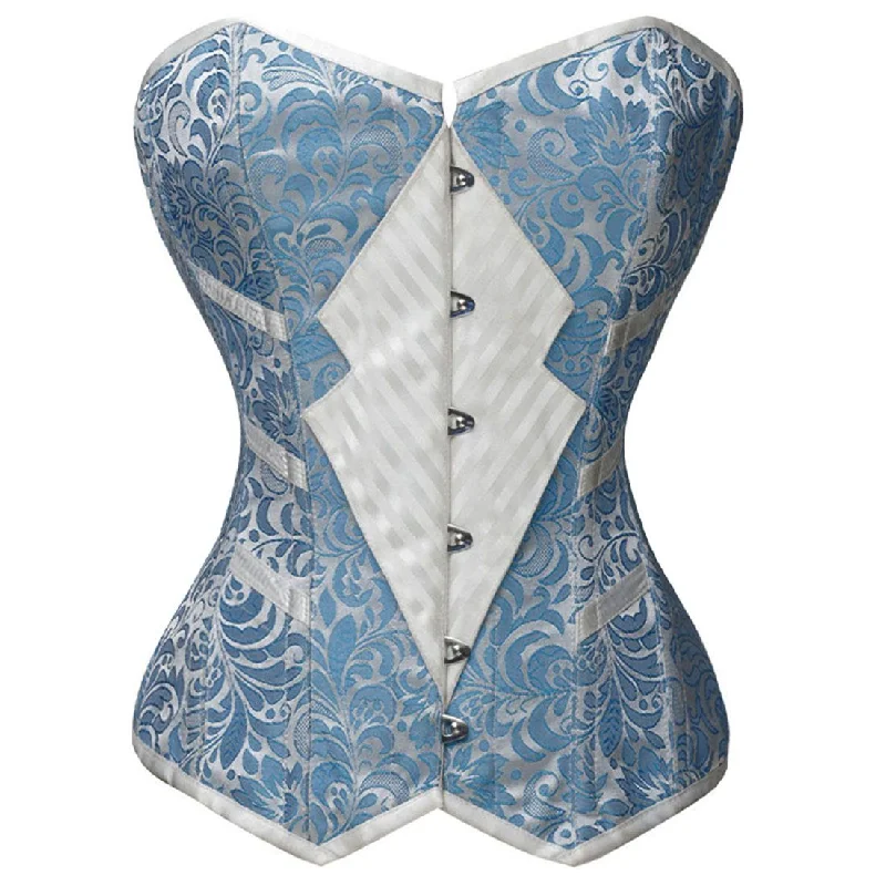 corset for slimming figure-Marika Overbust Steel Boned Corset