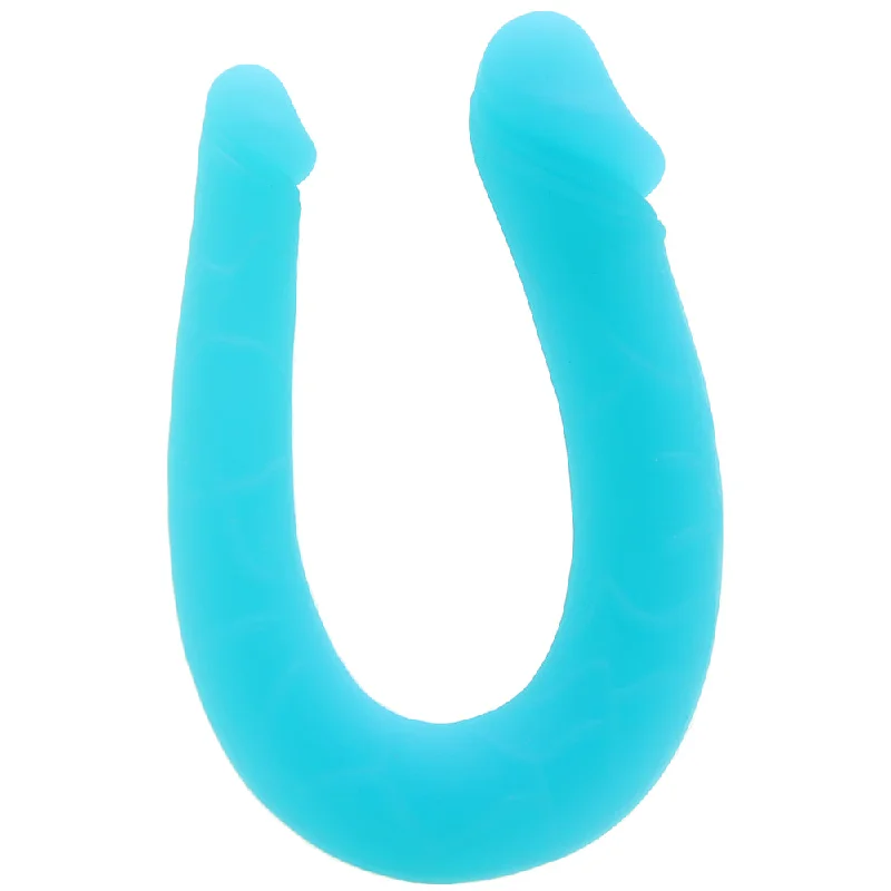 double-ended dildo-Silicone AC/DC Double Dildo in Teal