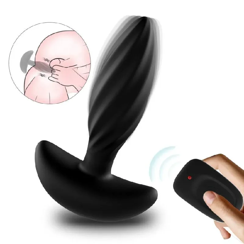 Anal toys with pulsation modes-Remote Control Vibrating Anal Plug