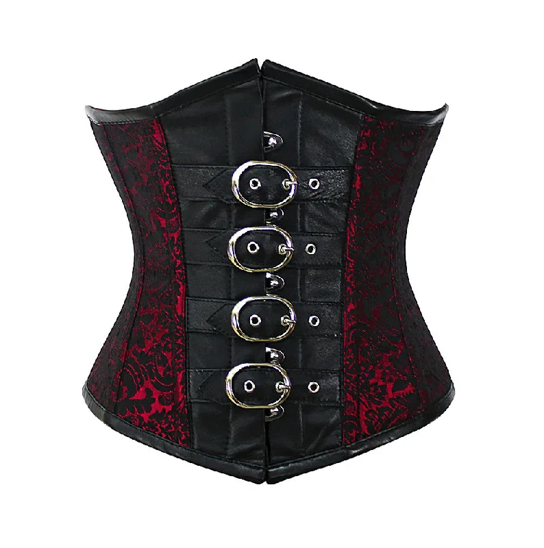 corset for waist shaping-Ursula Steel Boned Waist Reducing Underbust Corset