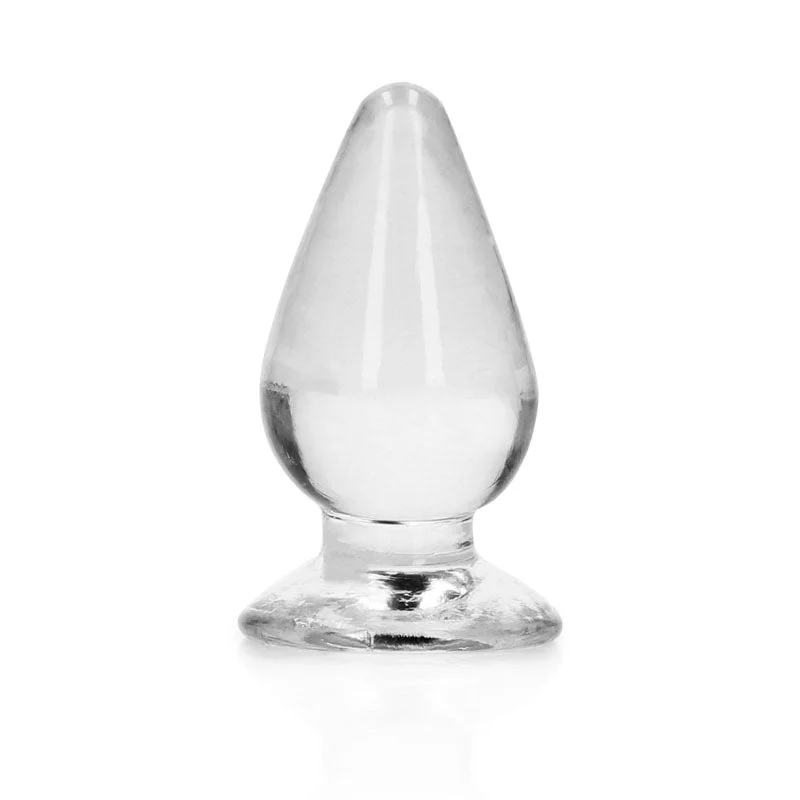 Anal toys with neat box-REALROCK 11.5 cm Anal Butt Plug - Clear