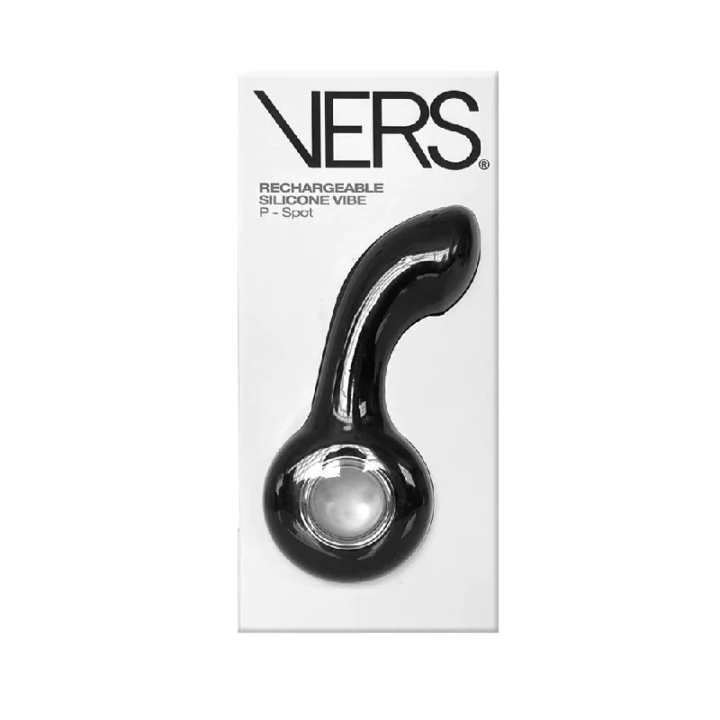 Anal toys for soft entry-VERS Rechargeable Silicone P-Spot Vibe Butt Plug