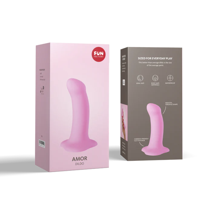 red hands-free dildo-Amor Dildo - Fun Factory