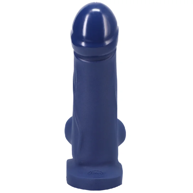 textured advanced dildo-Tantus T Rex Super Soft Dildo Ocean Blue (Box)