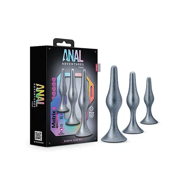 Anal toys with lasting power-Anal Adventures Matrix By Blush Matrix Genesis Plug Kit