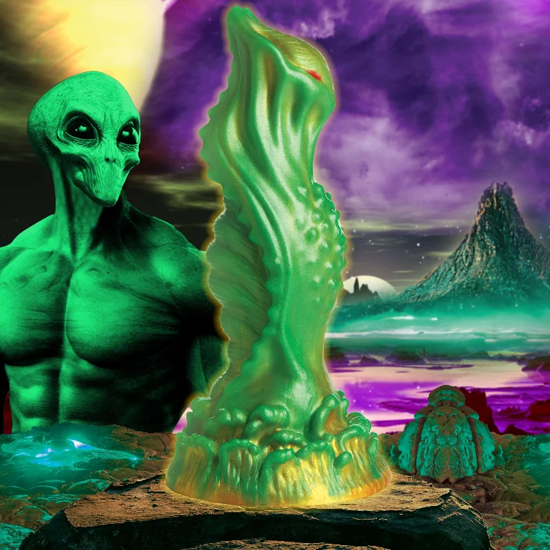 black fantasy dildo-Nebula Alien Silicone Dildo