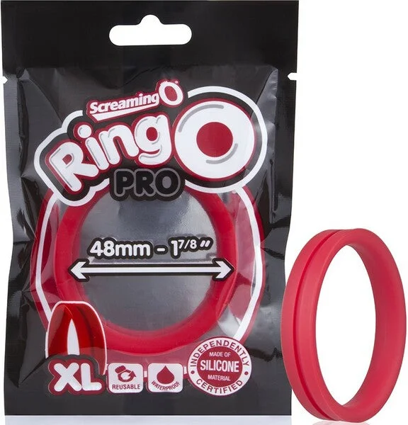 cock ring user manuals-Ring O Pro XL (Red)