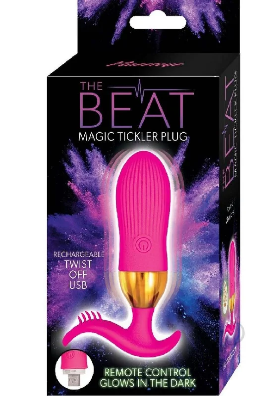 Anal toys for erotic adventures-Beat Magic Tickler Plug Pink