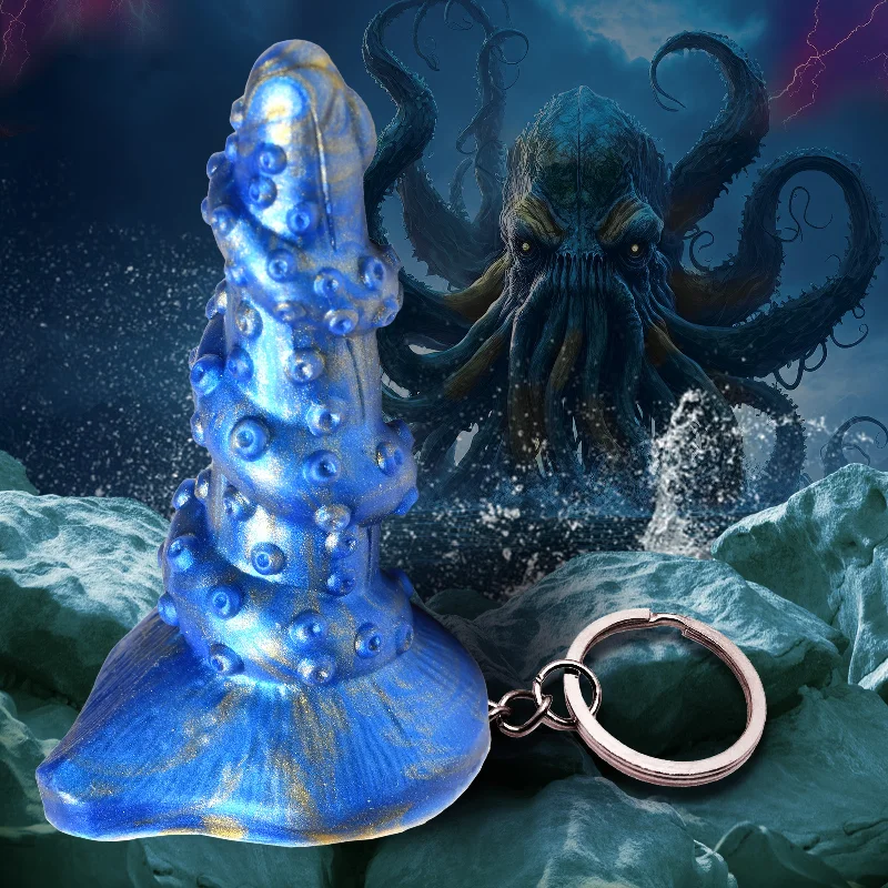 large remote control dildo-Lord Kraken Mini Dildo Key Chain