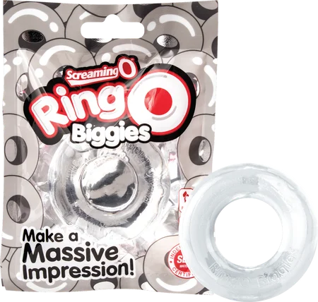 cock ring user feedback-Ringo Biggies (Clear)