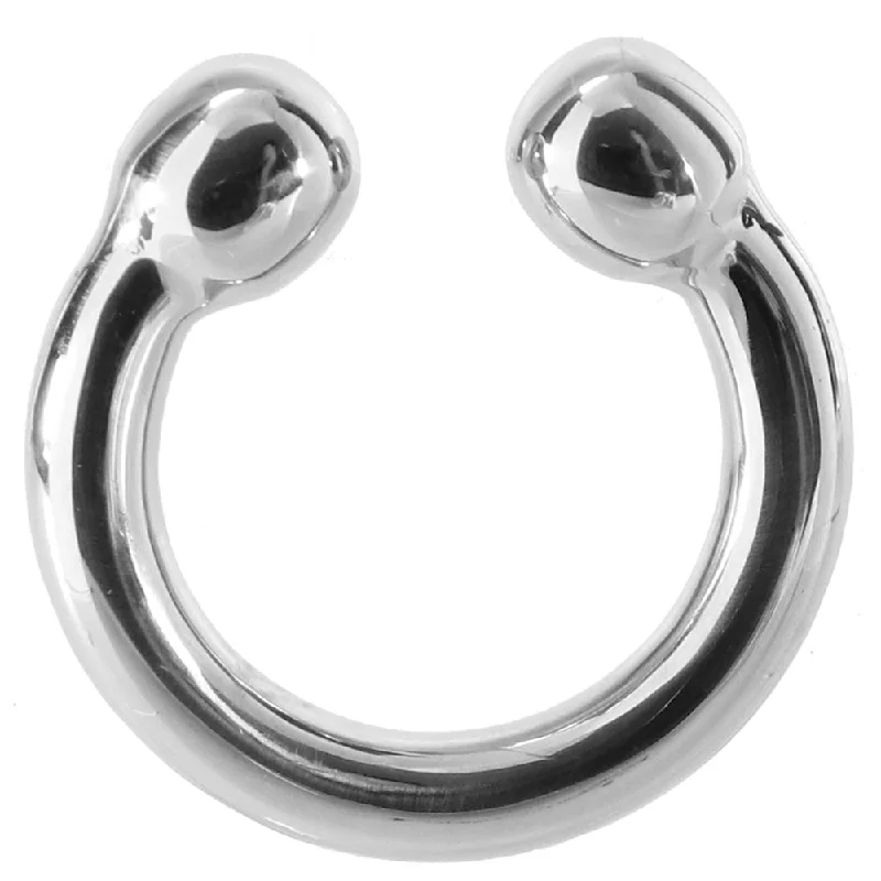 cock ring for couple bonding-Stainless Steel 50mm Horseshoe Cock Ring