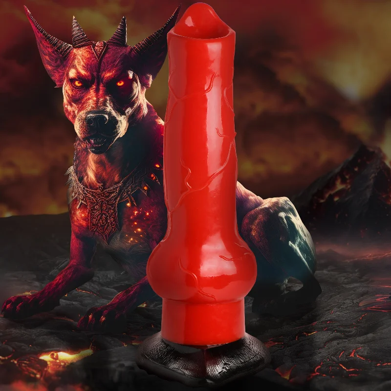 thin anal dildo-Giant Hell-hound Canine 3ft Dildo