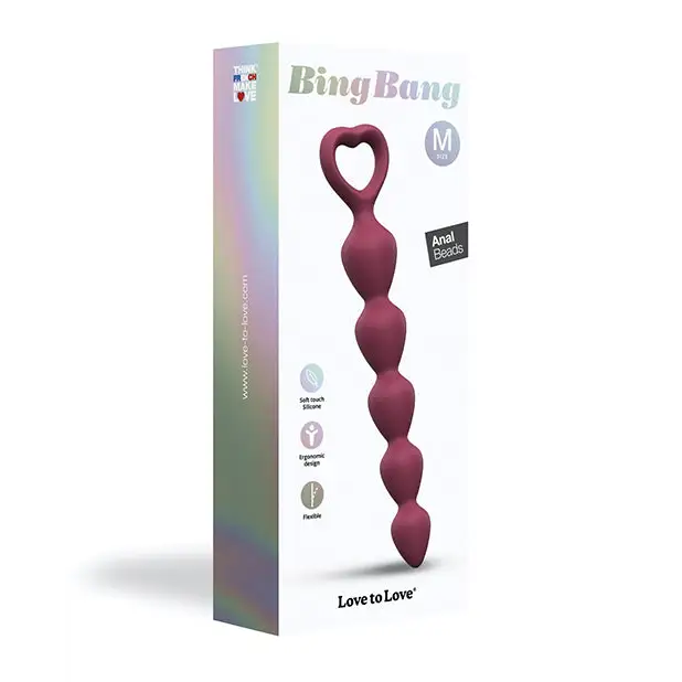 Anal toys for sensual bliss-Love to Love Bing Bang Silicone Anal Beads