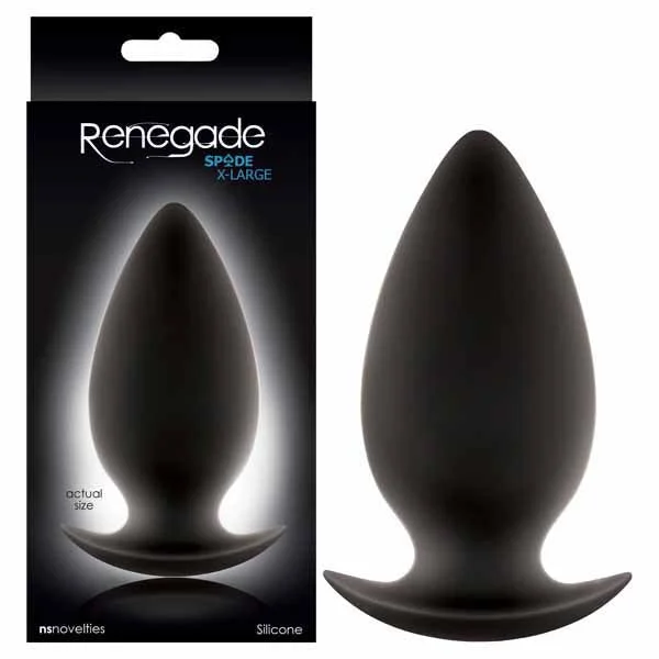 Anal toys for men-Renegade Spades Butt Plug - Extra Large