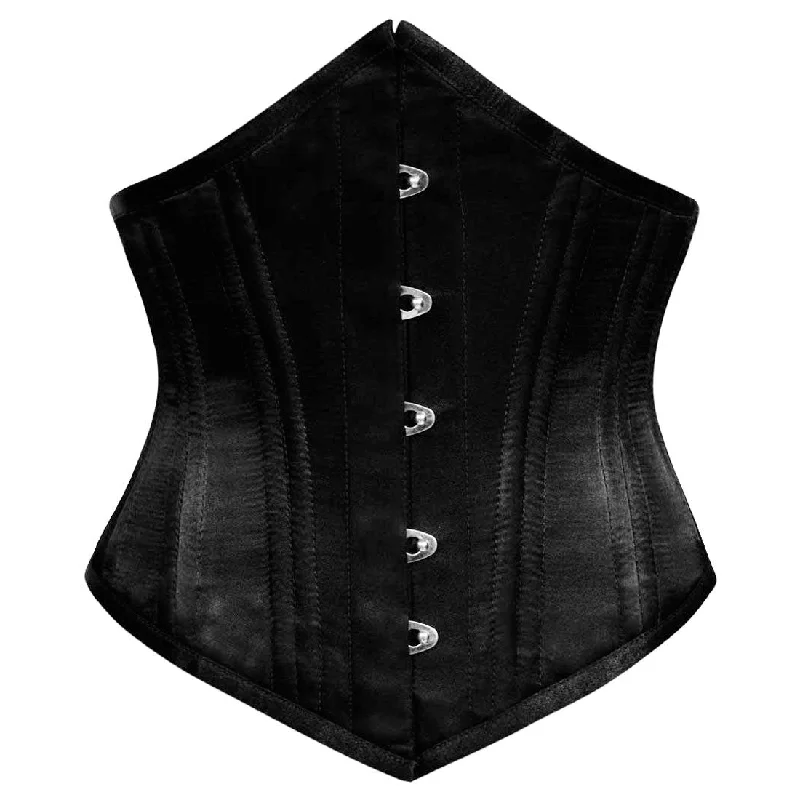 corset top soft rose-Jeannette Authentic Steel Boned Waist Training Sexy Underbust Corset