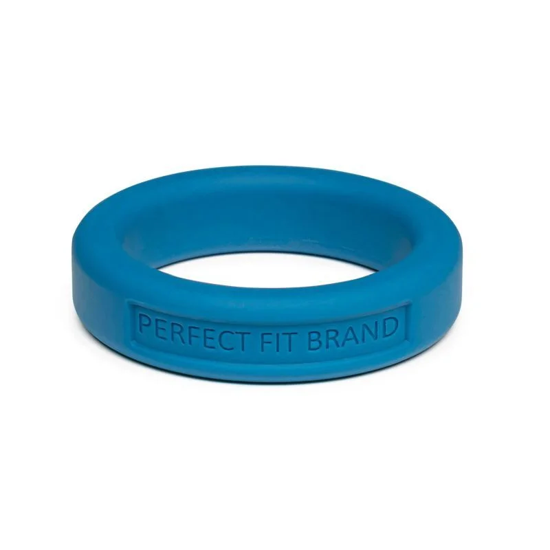 cock ring size variety-Classic Silicone Medium Stretch Penis Ring 36mm Blue