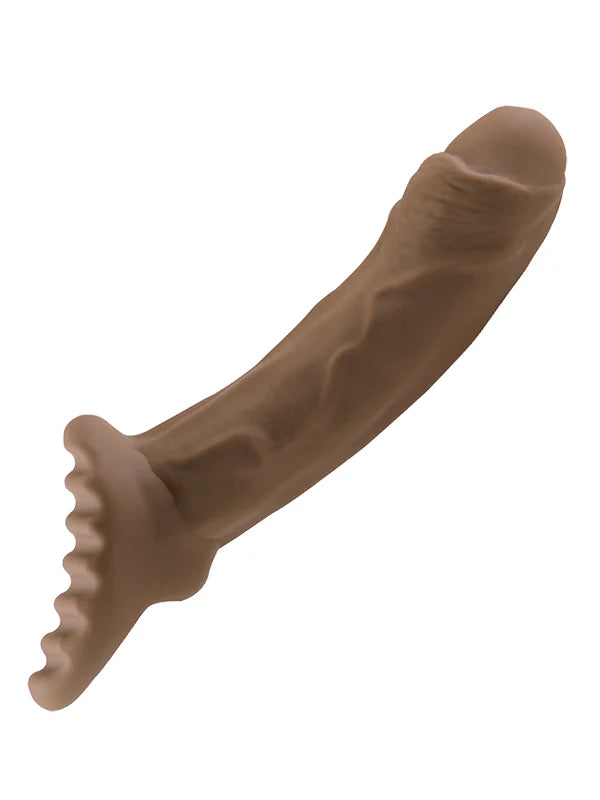 glass small dildo-Fuze Ten Foreman Dildo -Caramel