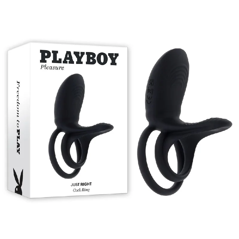 premium cock ring materials-Playboy Pleasure JUST RIGHT-(pb-rs-4578-2)