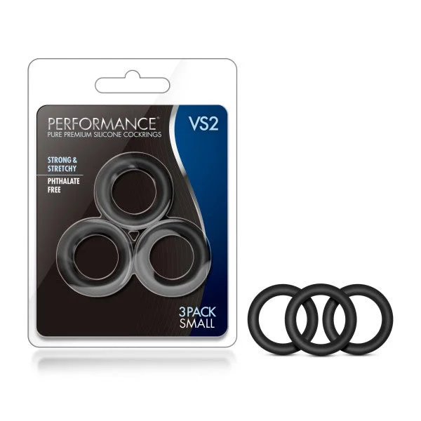 cock ring with strong power-Performance VS2 Pure Premium Silicone Cockrings-(bl-70815)