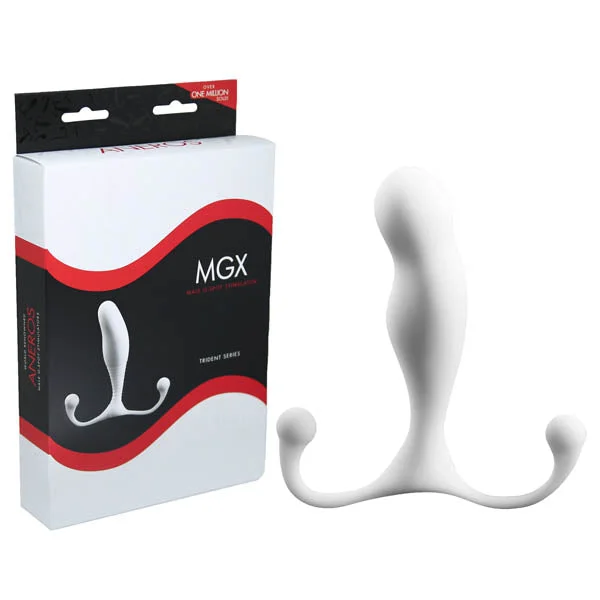 Anal toys with soft vibrations-Aneros MGX Trident Prostate Massager Butt Plug