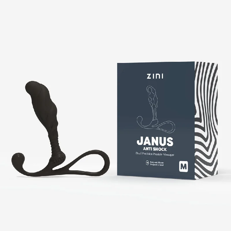 Anal toys with fit size-Zini Janus Anti Shock Butt Plug - Prostate Massager Medium