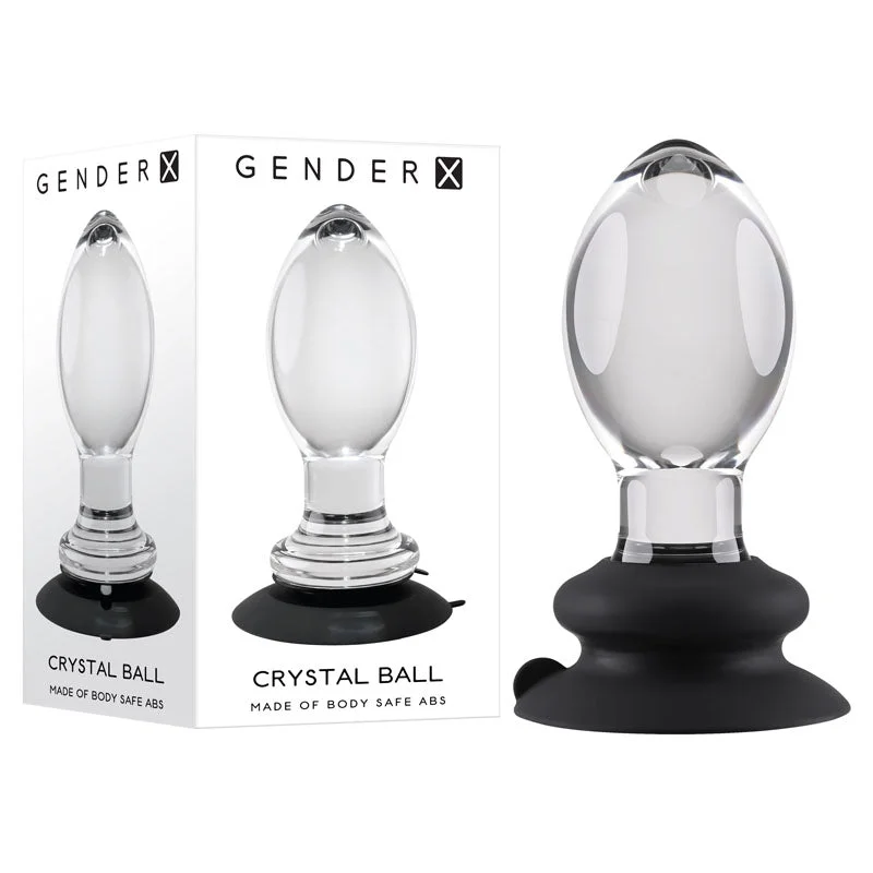 Anal toys for sensual pleasure-Gender X Crystal Ball Butt Plug