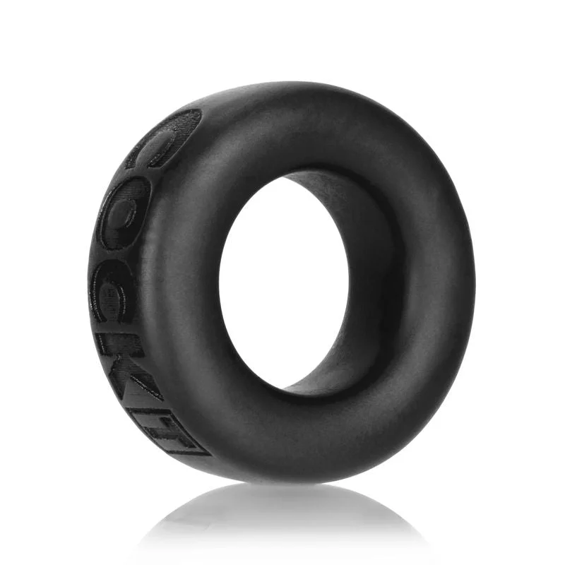 cock ring with tough design-Cock T Cockring Black