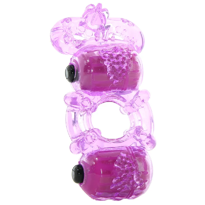 cock ring for solo pleasure-Tri-O Triple Pleasure Ring in Assorted Colors