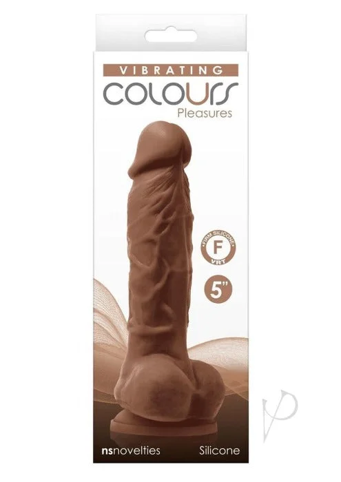 black lifelike dildo-Colours ''Pleasures'' 5 Inch Dildo -Brown