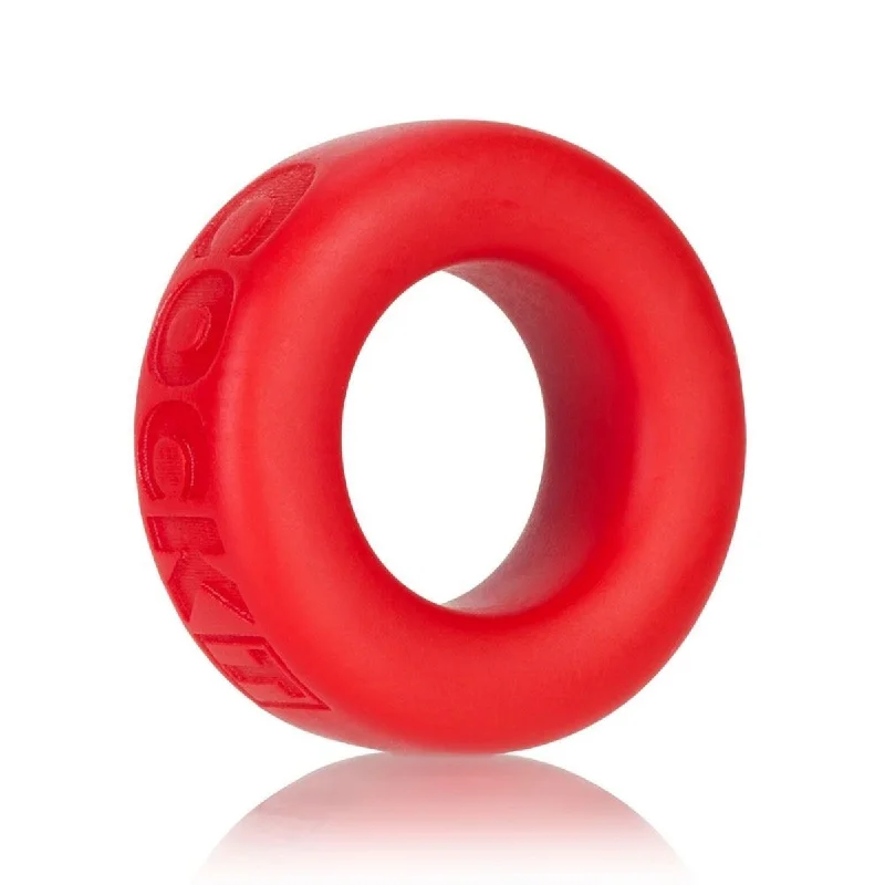 cock ring for bold designs-Oxballs Cock T Cock Ring Red