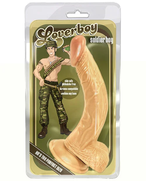 vibrating quiet dildo-Blush Coverboy The Soldier Boy w/Suction Cup - Flesh