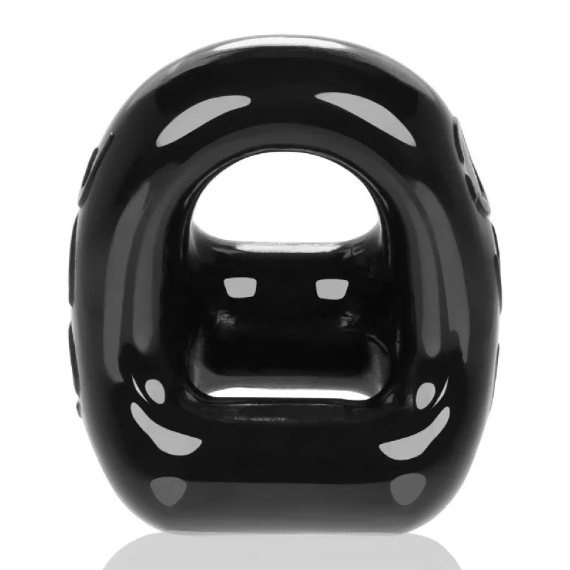 cock ring with fast charge-Oxballs 360 Cock Ring And Ballsling Black