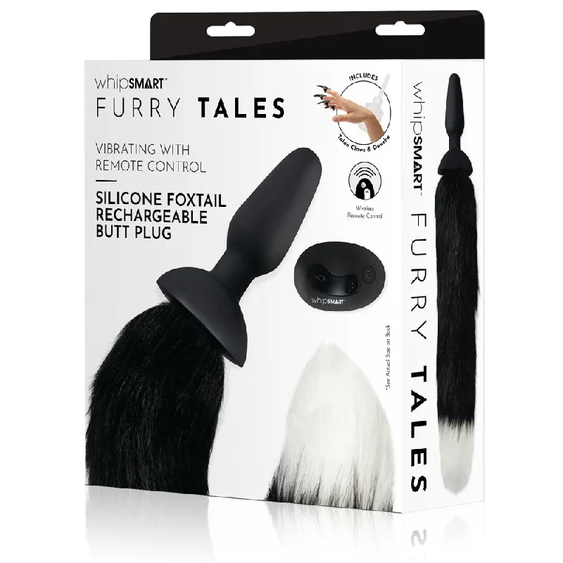 Anal toys for long fun-WhipSmart Furry Tales Silicone Foxtail Rechargeable Butt Plug