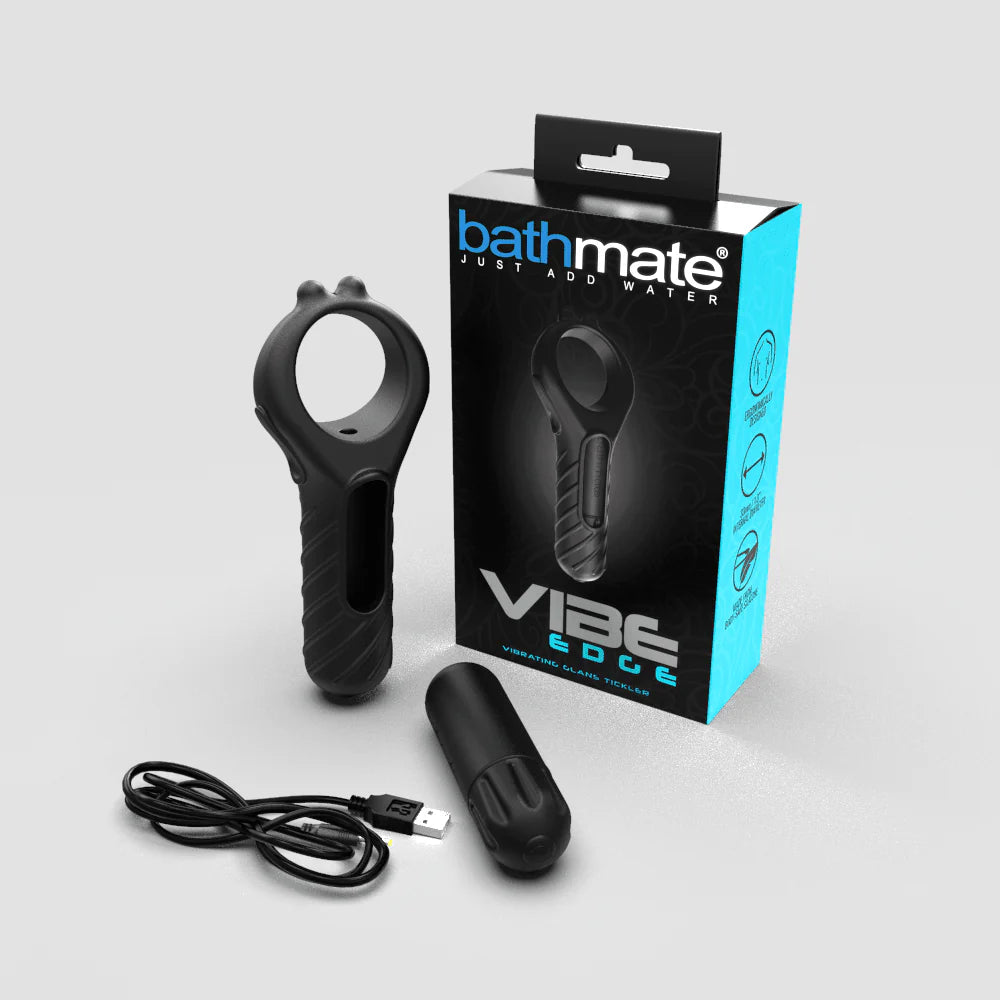 cock ring user advice-Vibe Edge Vibrating Cock Ring by Bathmate