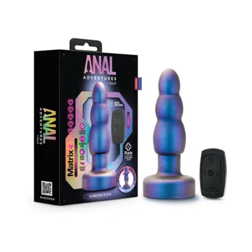 Anal toys gift ideas-Anal Adventures Matrix By Blush Kinetik Plug with Remote