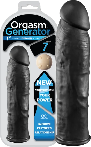 cock ring user feedback-7" Orgasm Generator (Black)